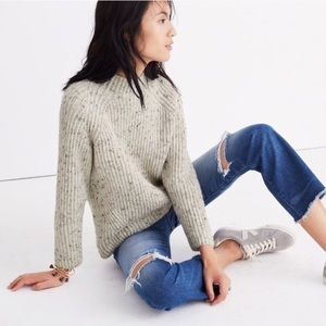 Madewell Donegal Northfield Mockneck sweater
